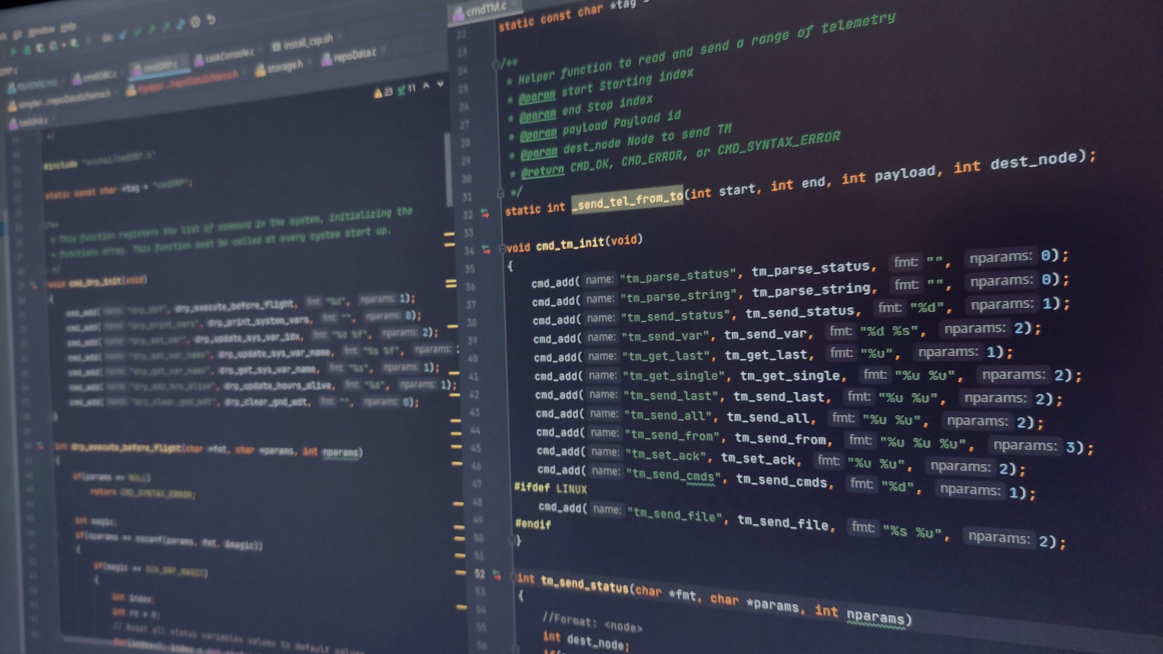 Code auf mehreren Monitoren